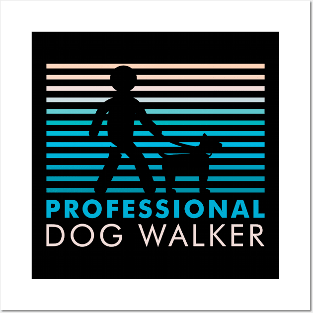 Professional Dog Walker Wall Art by stardogs01